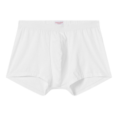 Derek Rose White Pima Cotton Stretch Boxer Briefs Feature