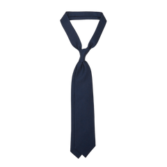 Drake's Blue Lined Large Knot Grenadine Tie Feature