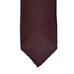 Drake's Wine Handrolled Large Knot Grenadine Tie Tip