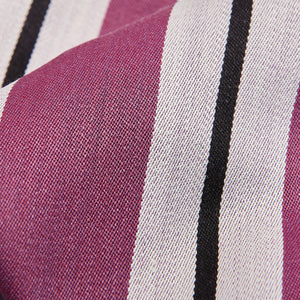 Dreaming Of Monday Purple Regimental 7-Fold Wool Tie Fabric