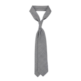 Dreaming of Monday Blue Glen Plaid 7-Fold High Twist Wool Tie Feature