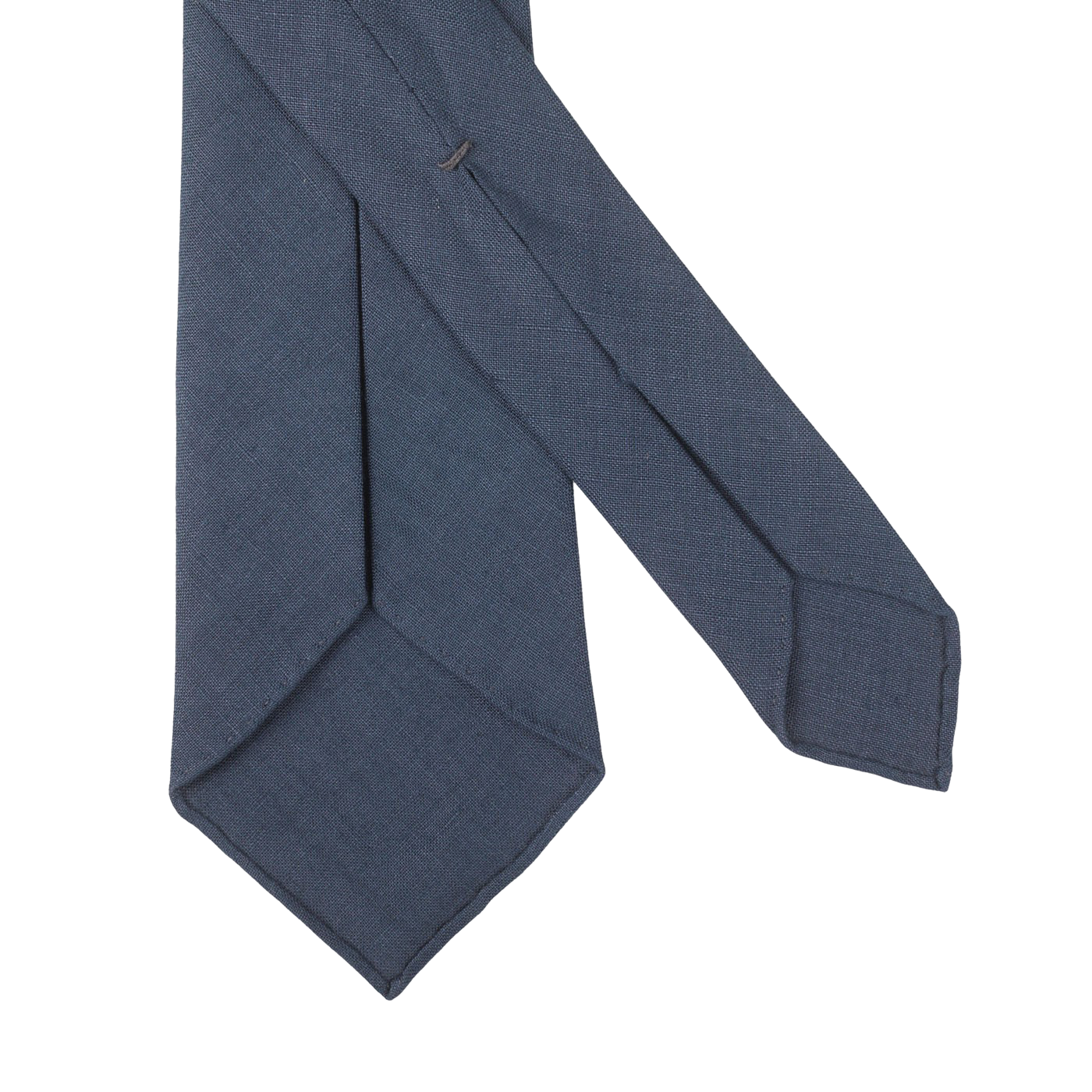 Dreaming of Monday Indigo Blue 7-Fold Vintage Linen Tie Back