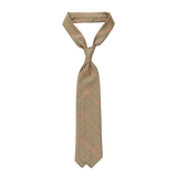 Dreaming of Monday Light Green Micro Gunclub Checked 7-Fold Wool Tie Feature