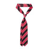 Dreaming of Monday Muted Pink Regimental 7-Fold Wool Tie Feature (kopia)