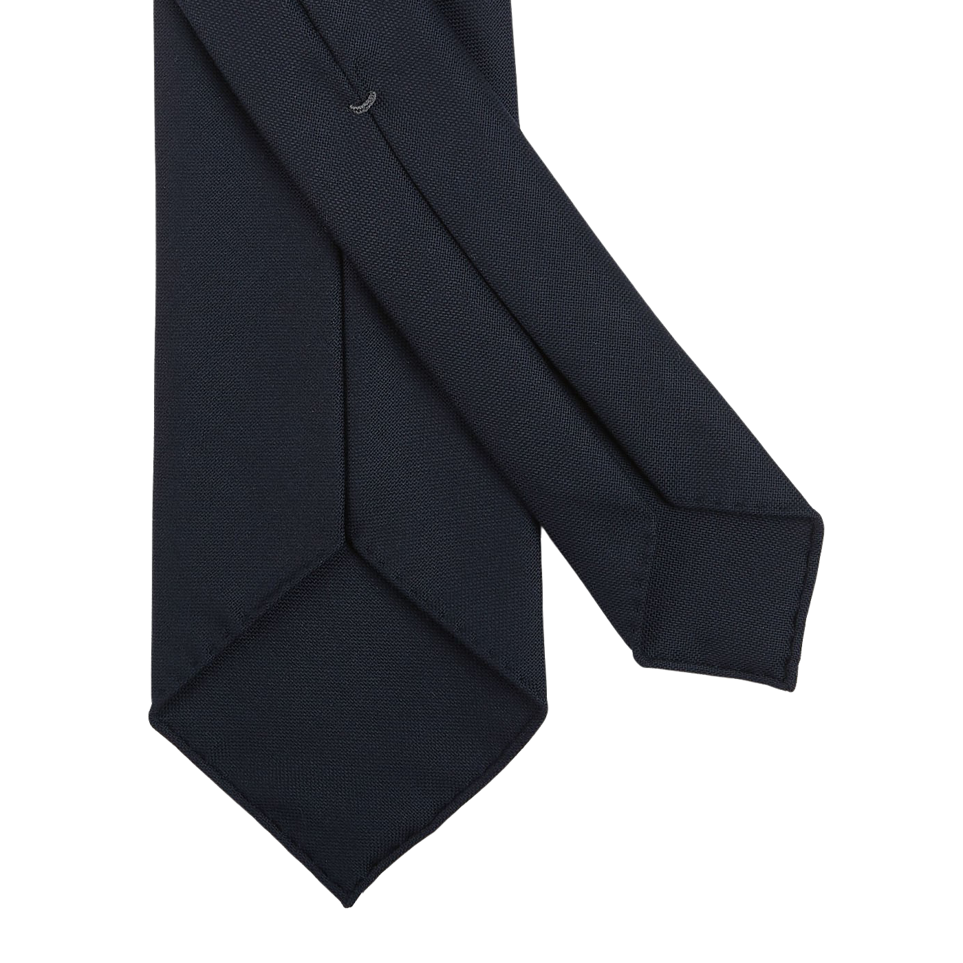 Dreaming of Monday Navy Blue 7-Fold Super 100s Wool Tie Back