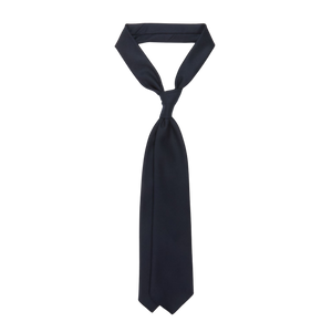 Dreaming of Monday Navy Blue 7-Fold Super 100s Wool Tie Feature