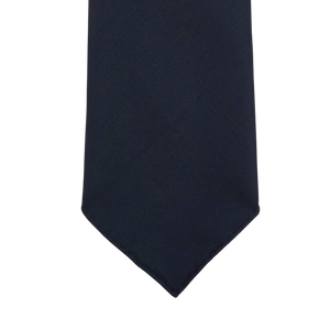 Dreaming of Monday Navy Blue 7-Fold Super 100s Wool Tie Tip New