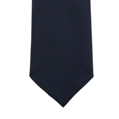 Dreaming of Monday Navy Blue 7-Fold Super 100s Wool Tie Tip New