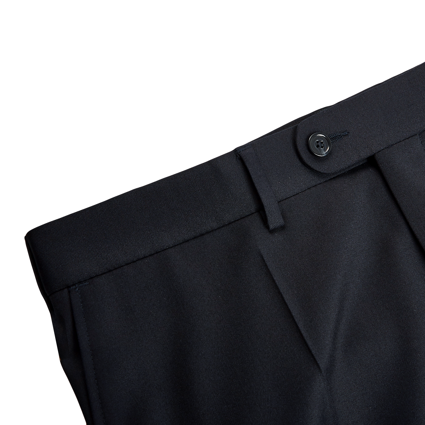 Eduard Dressler Navy Super 110s Wool Jeff Suit Trousers Edge