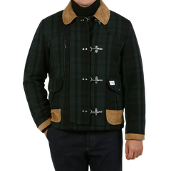 FAY Black Watch Wool 4 Ganci Archive Jacket Front