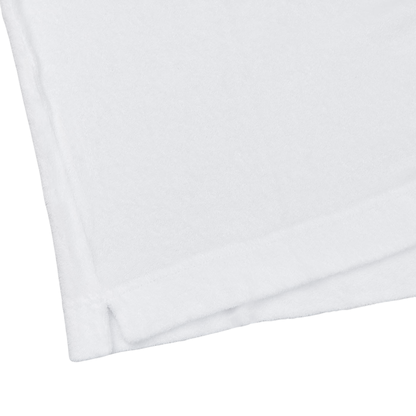 Fedeli Clear White Cotton Towelling Shirt Edge