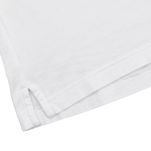 Fedeli White Organic Cotton Polo Shirt Edge