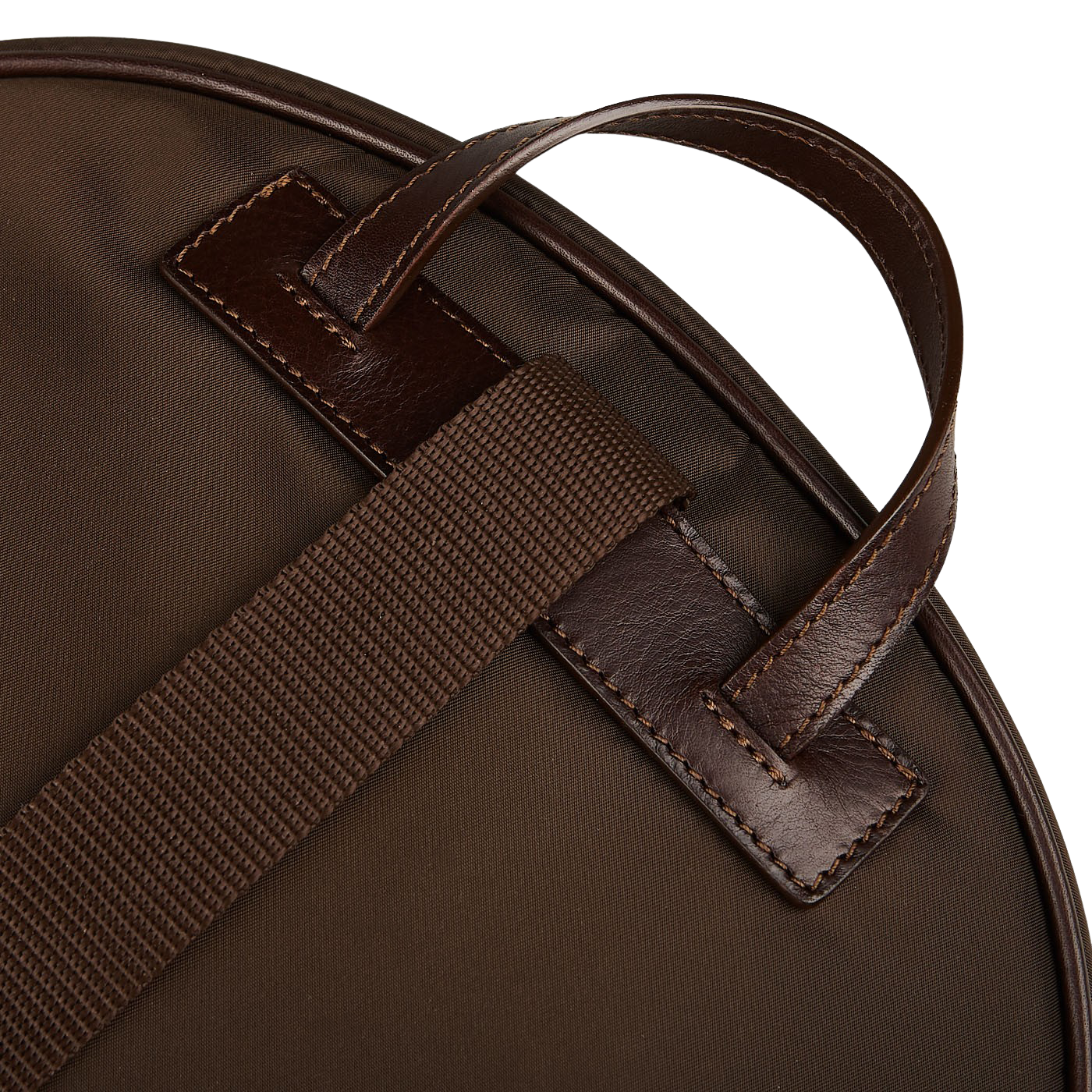 Felisi Dark Brown Nylon Leather Padel Bag HandleFelisi Dark Brown Nylon Leather Padel Bag Handle