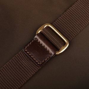 Felisi Dark Brown Nylon Leather Padel Bag Strap