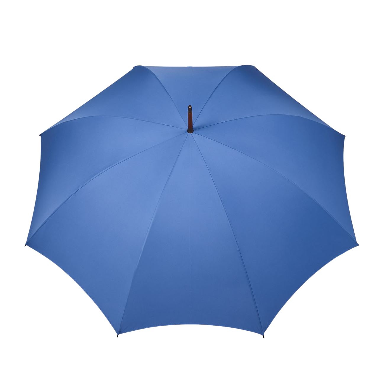 Fox Umbrellas Azur Blue Light Whangee Handle Umbrella Top