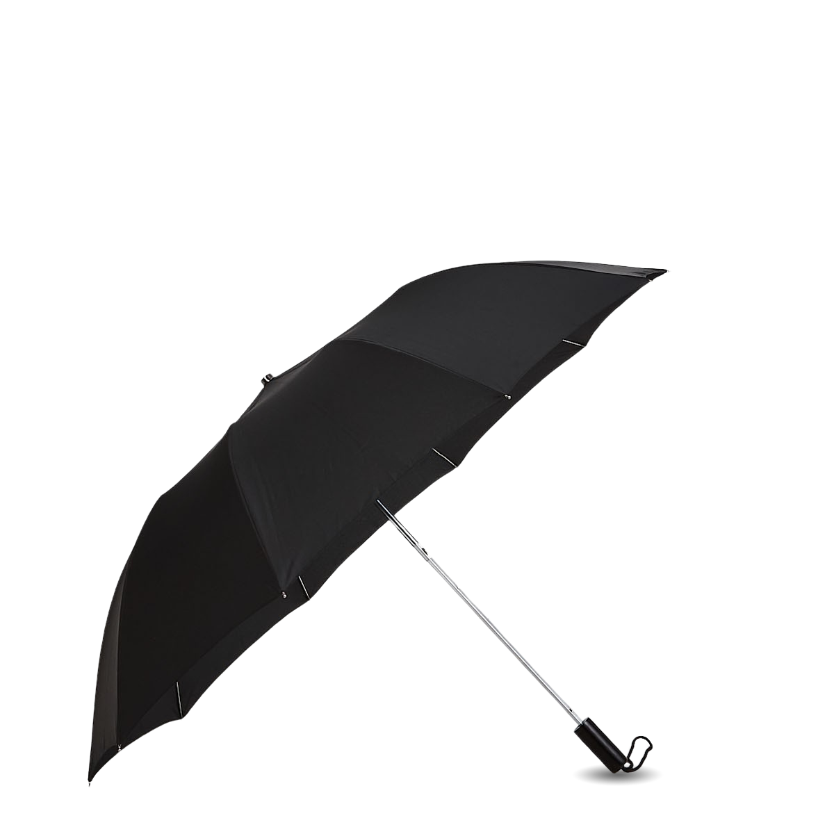 Fox Umbrellas Black Telescopic Dark Maple Handle Umbrella Feature