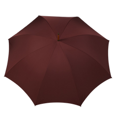 Fox Umbrellas Bordeaux Polished Maple Handle Umbrella Top