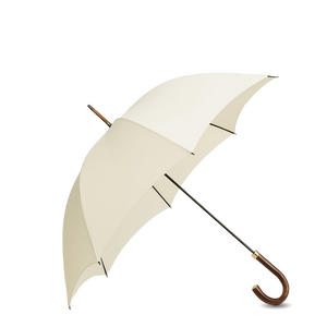 Fox Umbrellas Cream Light Hardwood Handle Umbrella Feature