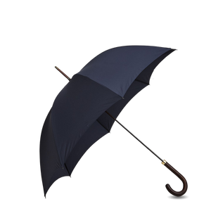Fox Umbrellas Navy Dark Hardwood Handle Umbrella Feature