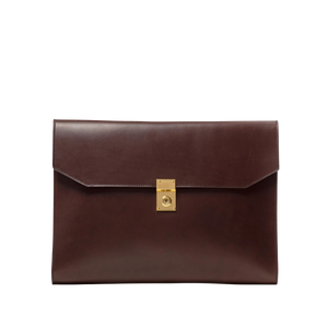Frank Clegg Chocolate Belting Leather Wrap Portfolio Feature