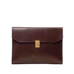 Frank Clegg Chocolate Belting Leather Wrap Portfolio Feature