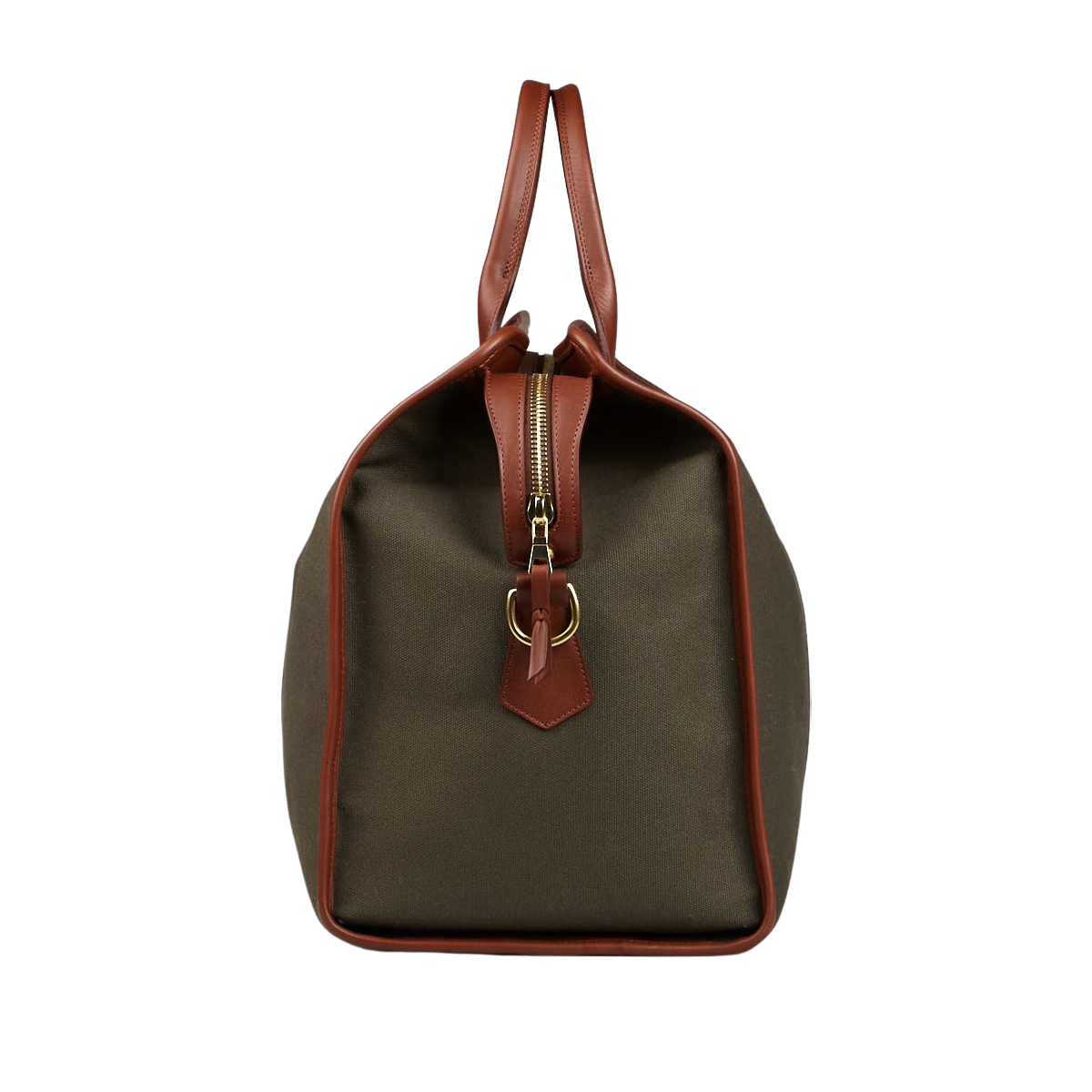 Frank Clegg  Green Canvas Chestnut Leather Garment Bag – Baltzar