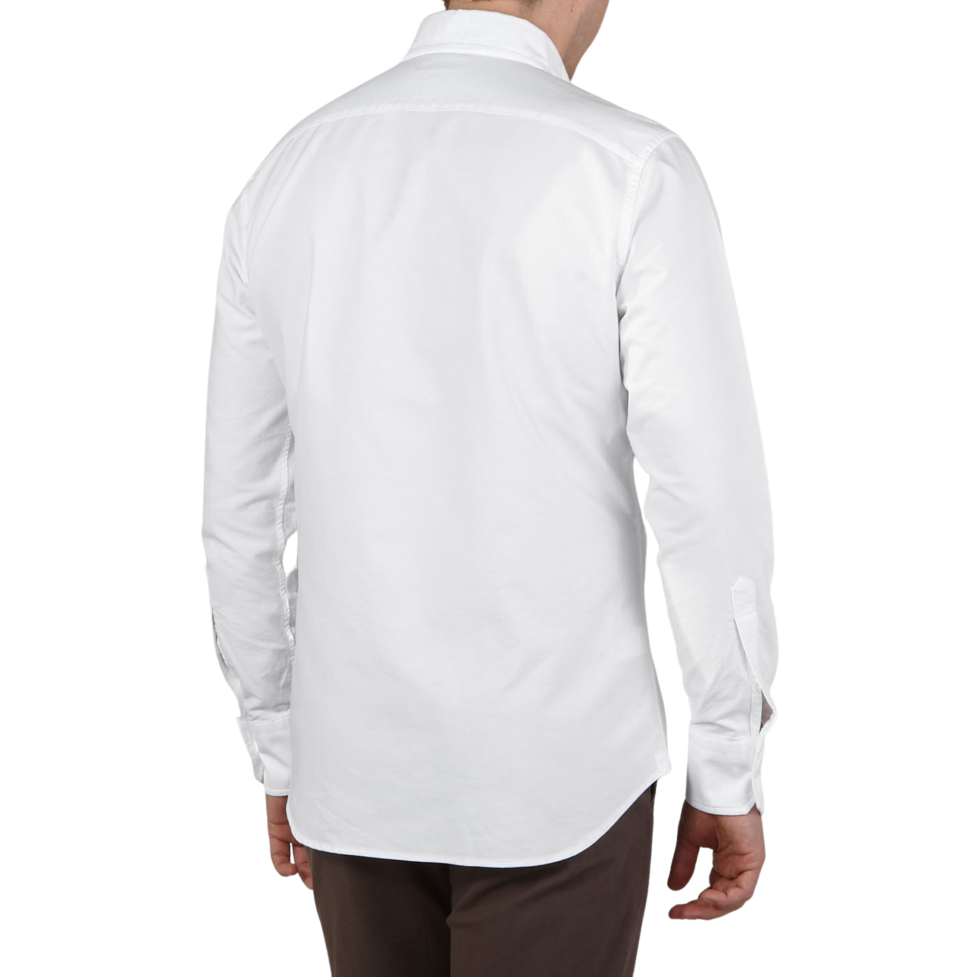 Glanshirt | White Cotton Oxford BD Regular Shirt – Baltzar