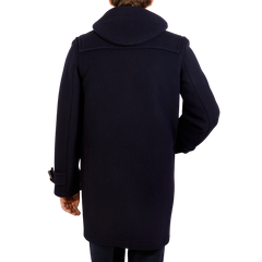 Gloverall Navy Blue Morris Duffle Coat Back