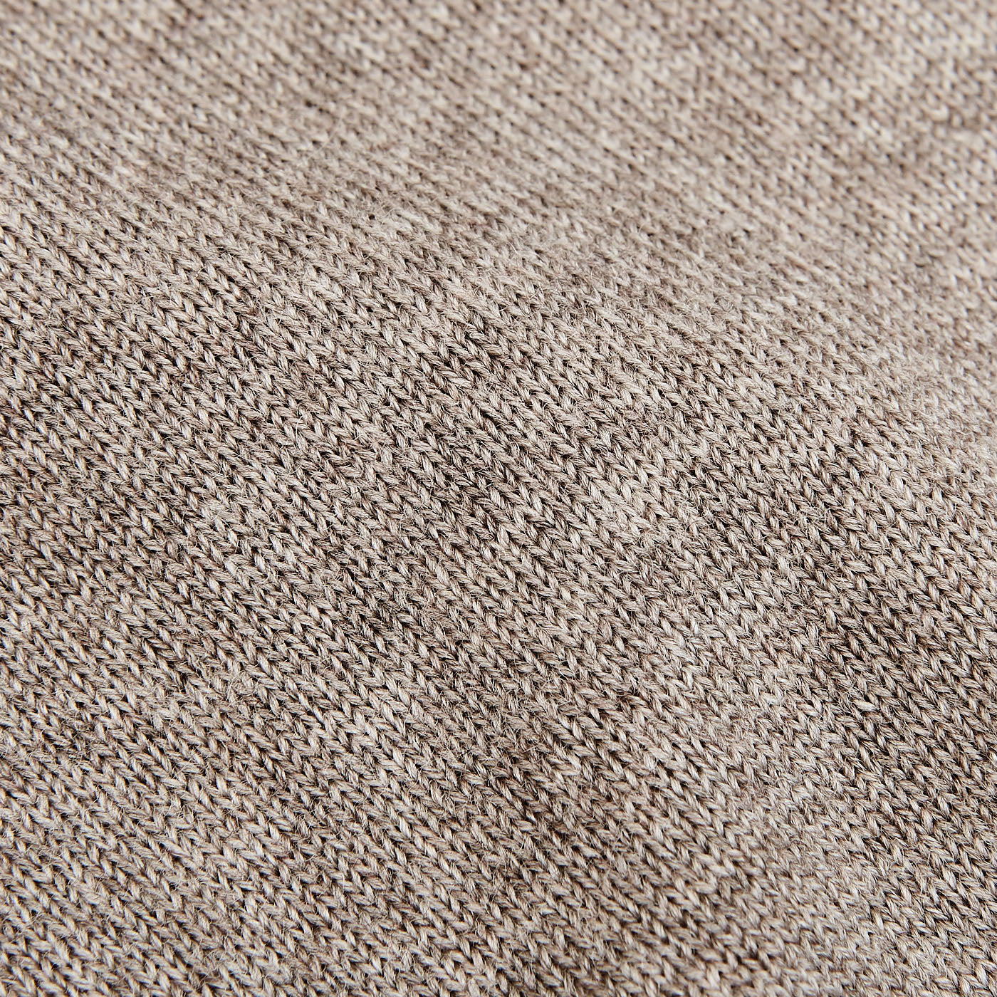 Gran Sasso Beige Extra Fine Merino Wool Polo Shirt Fabric