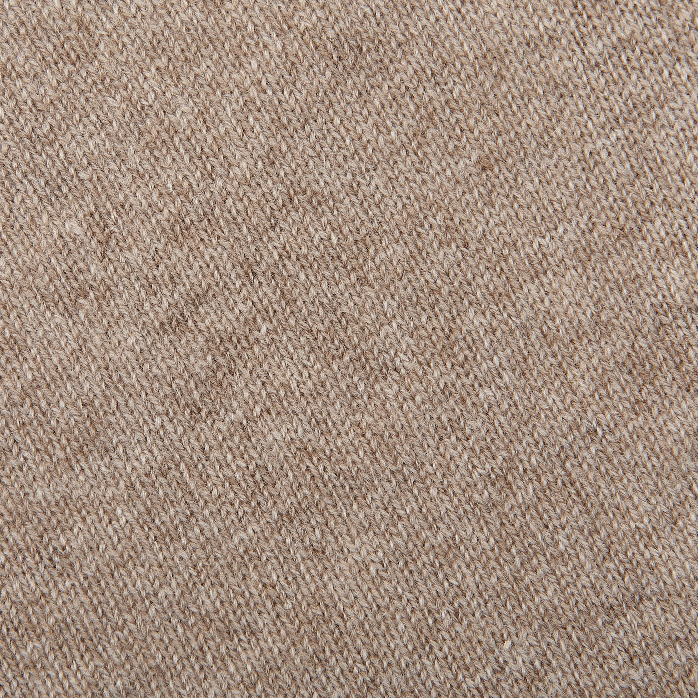 Gran Sasso Beige Melange Cashmere 1:4 Zip Sweater Fabric1