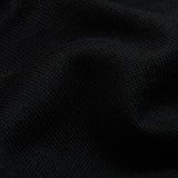 Gran Sasso Black Extra Fine Merino Crew Neck Fabric