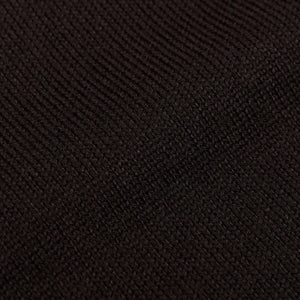 Gran Sasso Brown Extra Fine Merino Roll Neck Fabric
