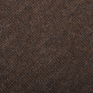 Gran Sasso Brown Melange Knitted Merino Wool Waistcoat Fabric