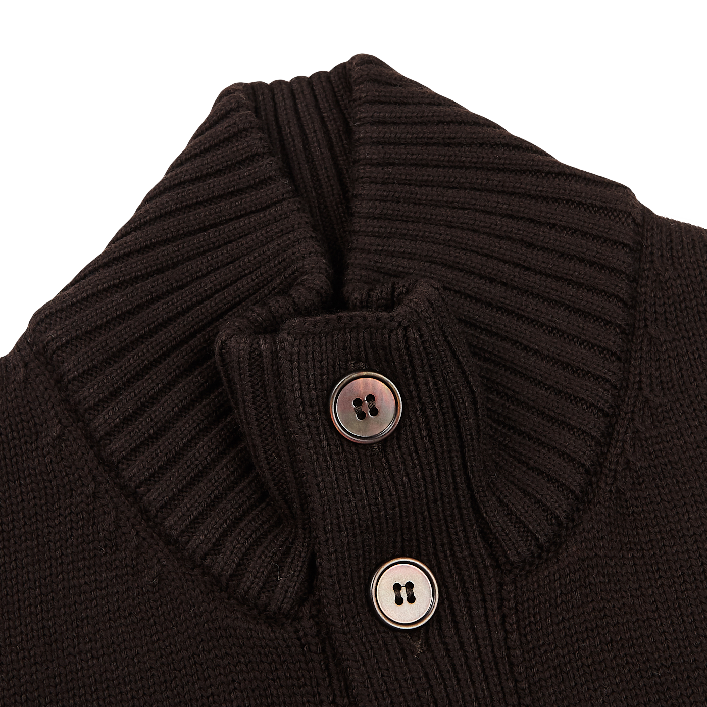 Gran Sasso  Brown Melange Wool Nylon Padded Jacket – Baltzar