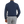 Gran Sasso Dark Blue Melange Wool Cashmere 1:4 Zip Sweater Back