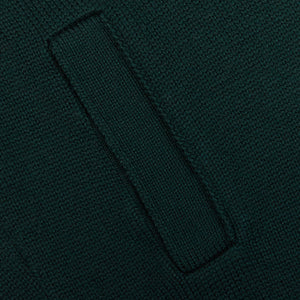 Gran Sasso Green Merino Wool Button Cardigan Pocket1