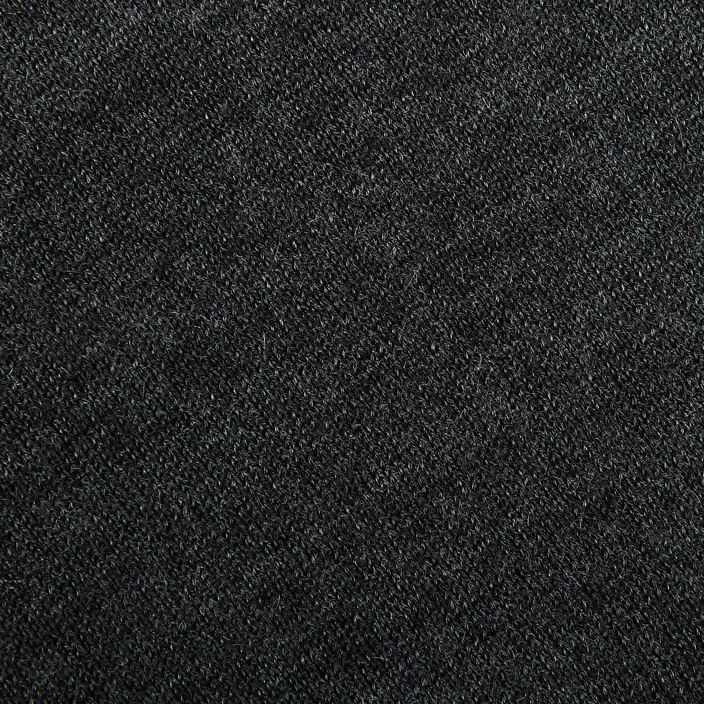 Gran Sasso Grey Pure Cashmere Polo Shirt Fabric