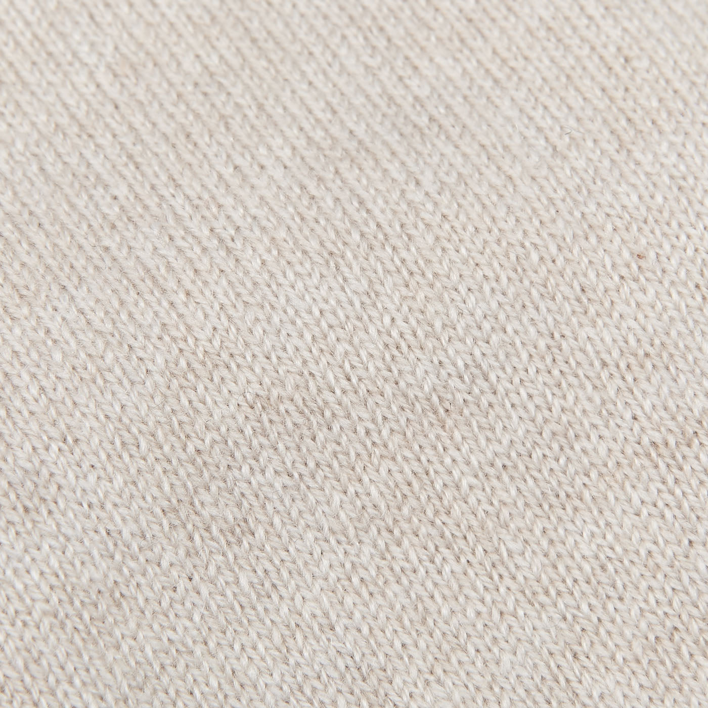 Gran Sasso Light Beige Cashmere 1:4 Zip Sweater Fabric