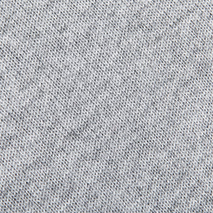 Gran Sasso Light Grey Extra Fine Merino Crew Neck Fabric