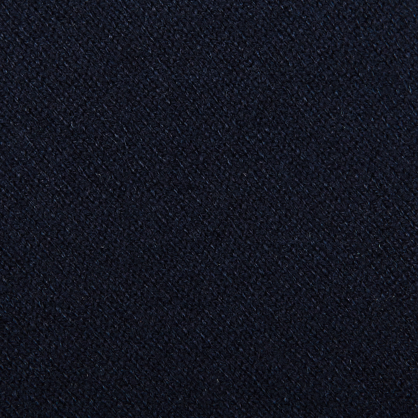 Gran Sasso Navy Blue Pure Cashmere Crew Neck Fabric