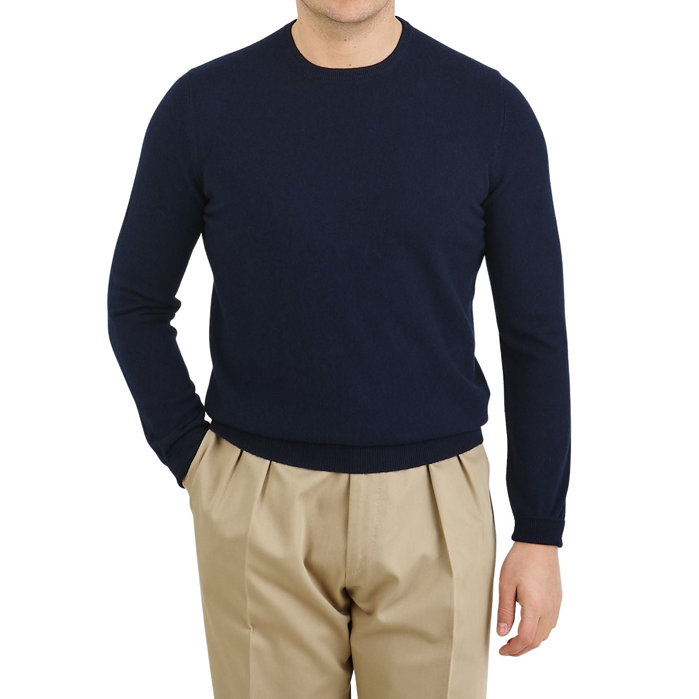 Pure Cashmere Crewneck Sweater
