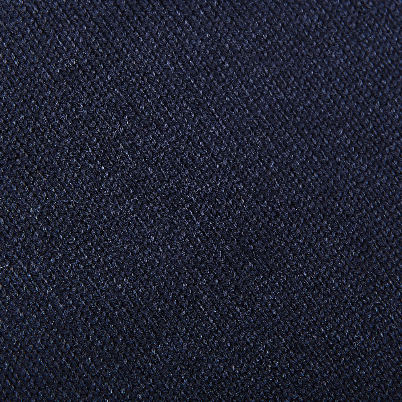 Gran Sasso Navy Extra Fine Merino Crew Neck Fabric1