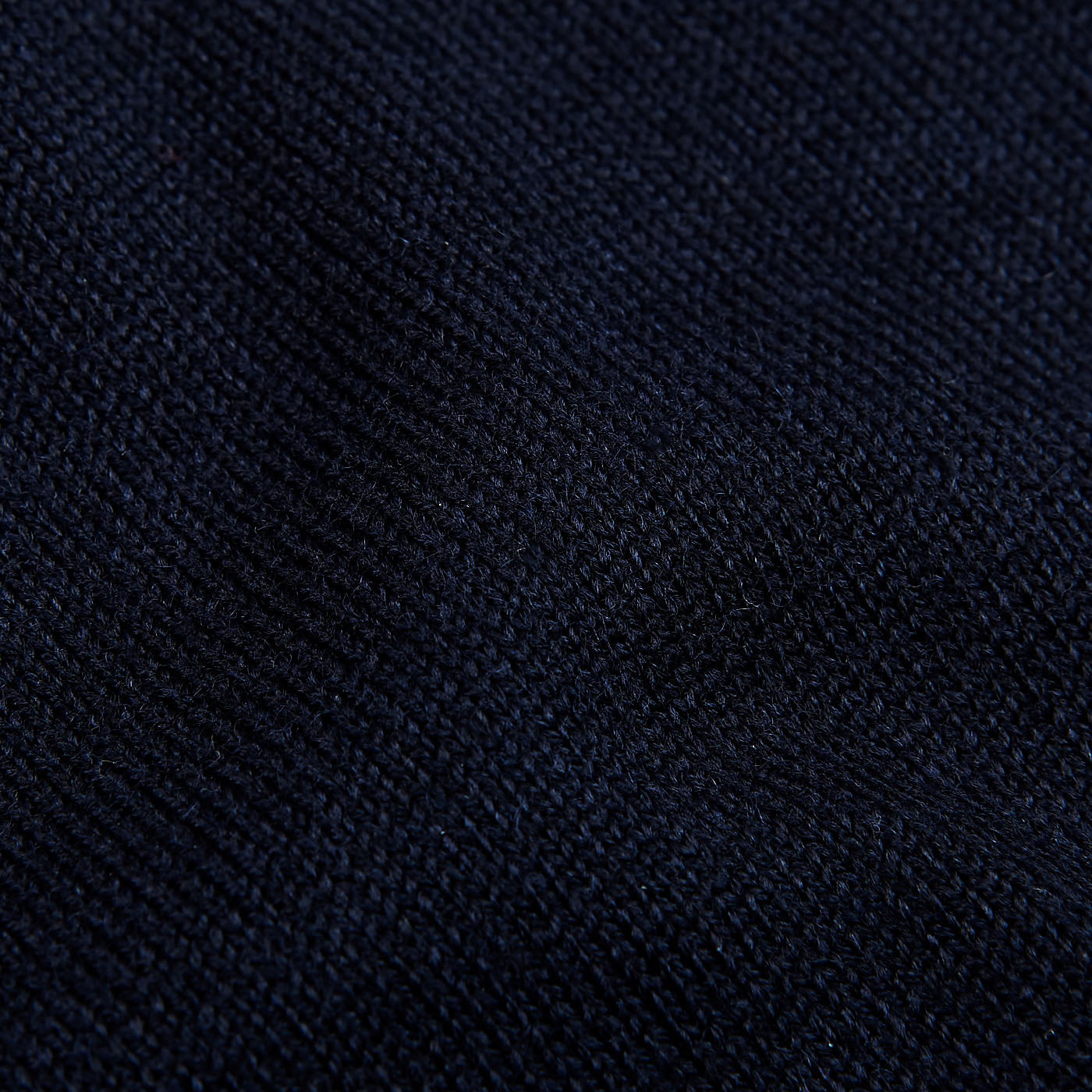 Gran Sasso Navy Extra Fine Merino Wool Polo Shirt Fabric