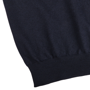 Gran Sasso Navy Extra Fine Merino Wool Vest Edge