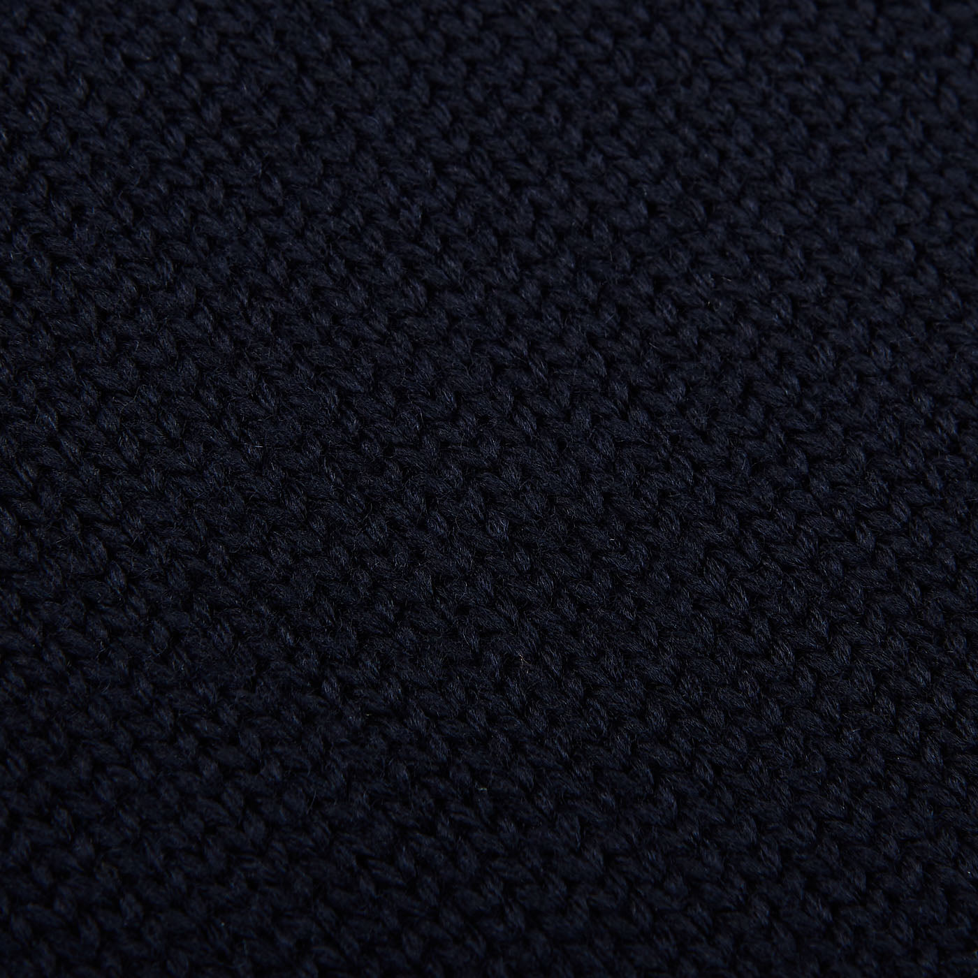 Gran Sasso Navy Merino Wool Button Cardigan Fabric