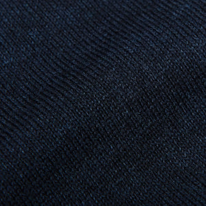 Gran Sasso Petrol Blue Merino Wool Roll Neck Fabric