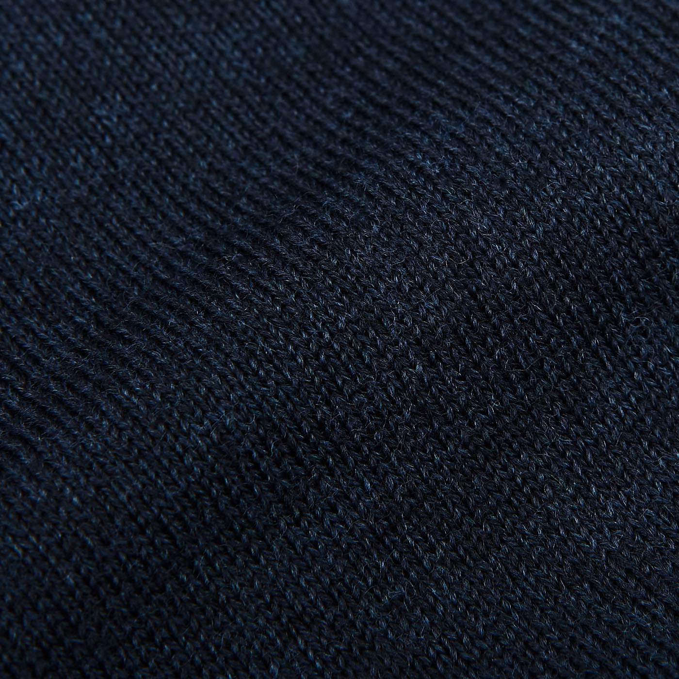 Gran Sasso Petrol Blue Merino Wool Roll Neck Fabric