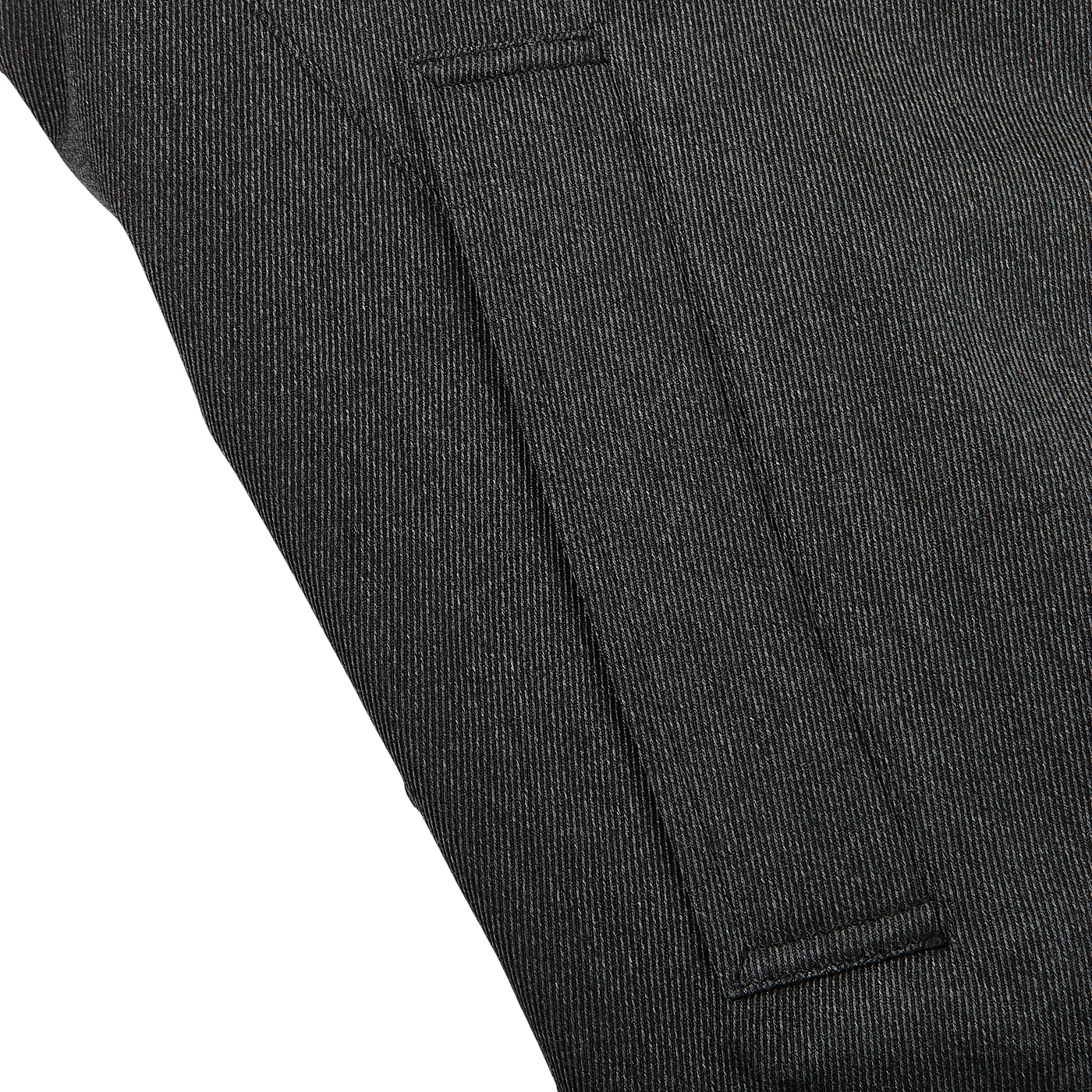 Herno Charcoal Wool Twill Beaver Collar Jacket Pocket