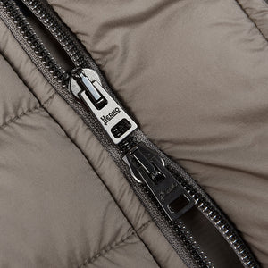 Herno Taupe Grey Legend Technical Down Jacket Detail