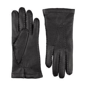 Hestra Black Cashmere Lined Elk Gloves